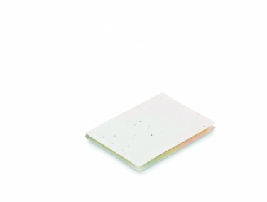 Logo trade promotional gifts image of: Seed paper sticky note pad