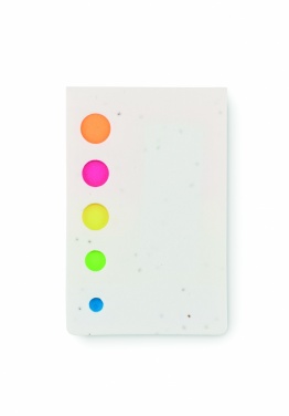 Logo trade promotional gifts image of: Seed paper page markers pad