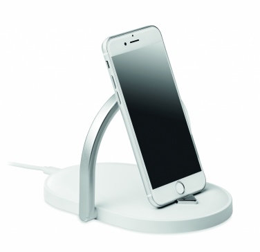 Logo trade promotional merchandise image of: Light and wireless charger 10W