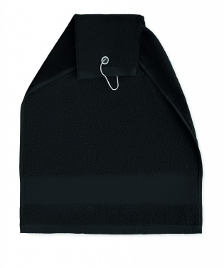 Logo trade promotional merchandise photo of: Cotton golf towel with hanger