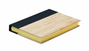 Logo trade corporate gifts picture of: Bamboo sticky note memo pad