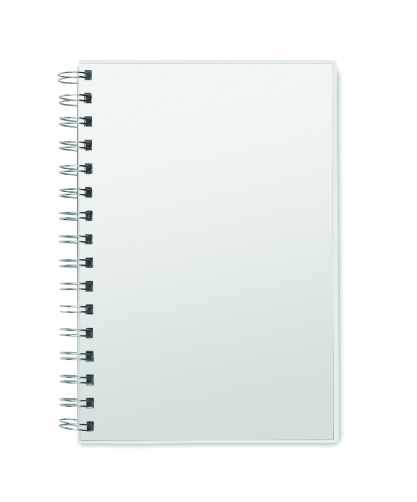 Logotrade promotional gift picture of: A5 RPET notebook recycled lined