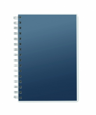 Logo trade promotional gifts picture of: A5 RPET notebook recycled lined