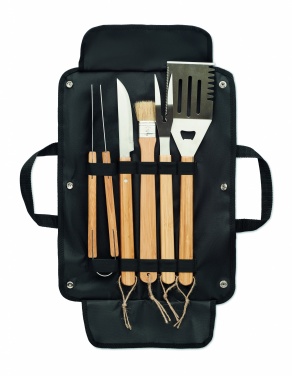 Logo trade promotional product photo of: 5 Barbecue tools in pouch