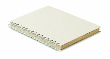 Logo trade promotional gifts image of: A5 grass notebook 80 lined
