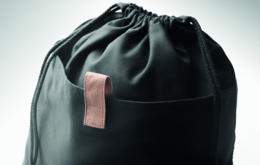 Logo trade corporate gifts picture of: Recycled cotton drawstring bag
