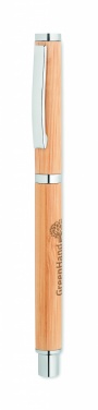 Logotrade promotional merchandise image of: Bamboo gel pen