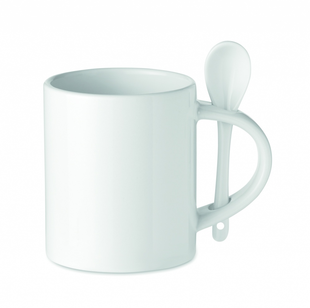 Logo trade promotional items image of: Ceramic sublimation mug 300 ml