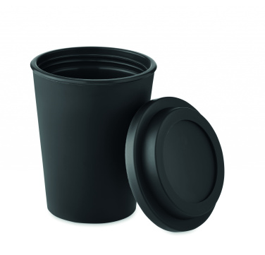 Logo trade advertising products image of: Double wall tumbler PP 300 ml