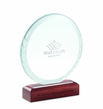 Logotrade promotional gifts photo of: Round award plaque