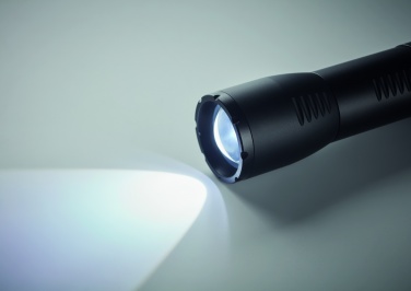 Logo trade corporate gifts image of: Small aluminium LED flashlight