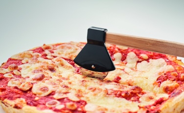 Logotrade promotional giveaway image of: Pizza cutter bamboo handle