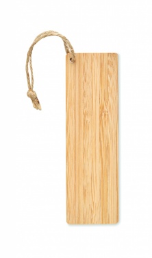 Logotrade promotional products photo of: Bamboo bookmark