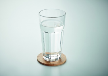 Logotrade promotional product picture of: Bamboo round coaster