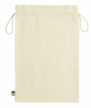 Logo trade promotional gifts picture of: Large organic cotton gift bag