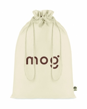Logo trade corporate gifts picture of: Large organic cotton gift bag