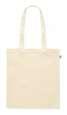 Logo trade promotional giveaways image of: Organic cotton shopping bag