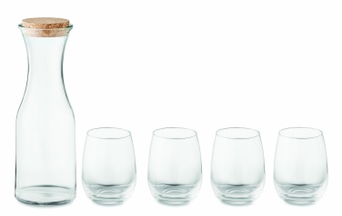 Logotrade promotional item picture of: Set of recycled glass drink