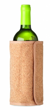 Logo trade promotional gifts image of: Soft wine cooler in cork wrap
