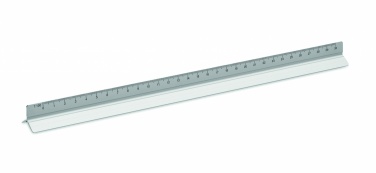 Logo trade promotional giveaways picture of: 30cm Ruler in aluminium