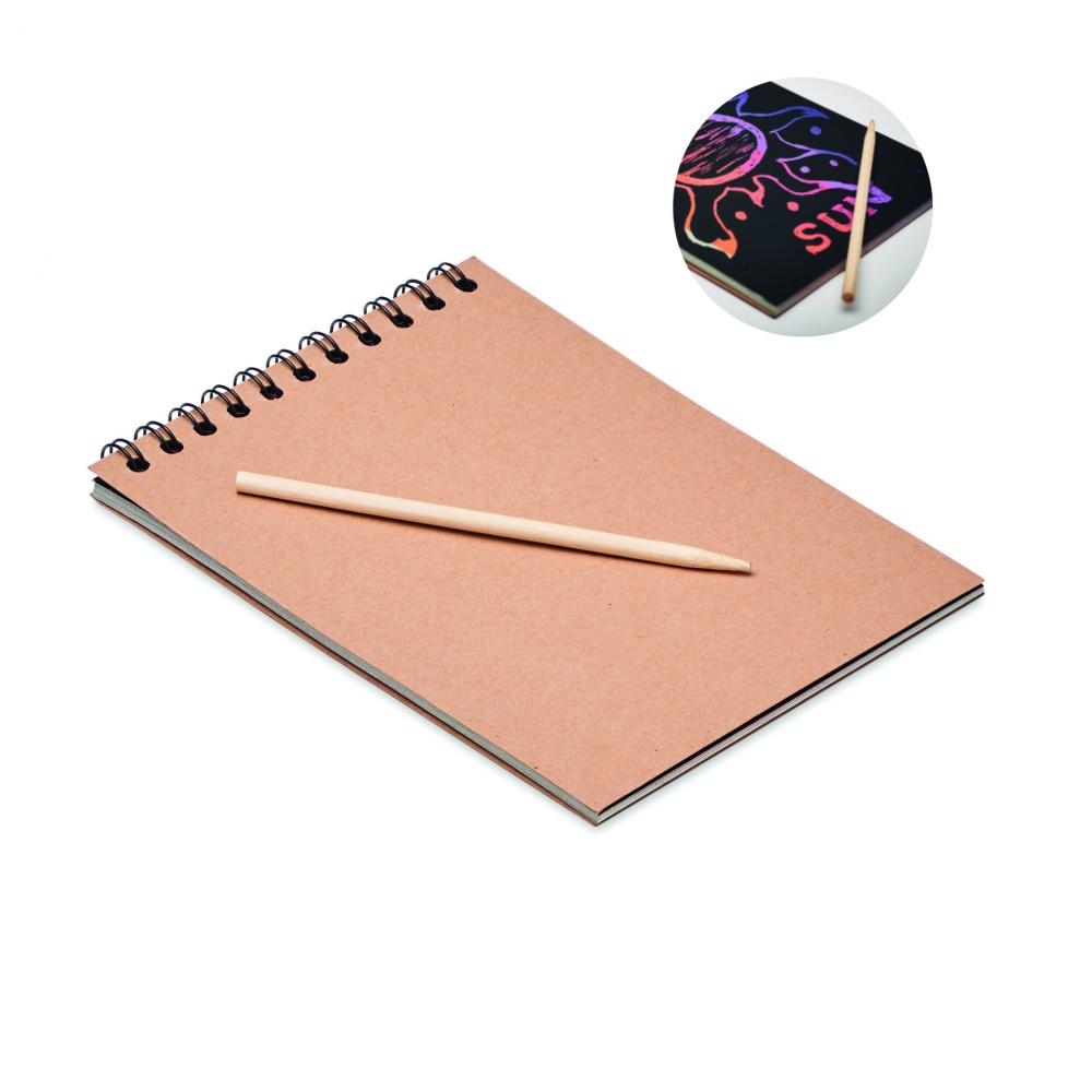 Logotrade corporate gift picture of: Scratching paper notebook