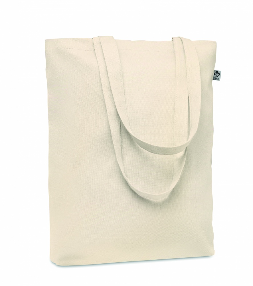 Logo trade promotional merchandise picture of: Canvas shopping bag 270 gr/m²