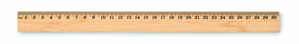 Logo trade corporate gifts picture of: Ruler in bamboo 30 cm