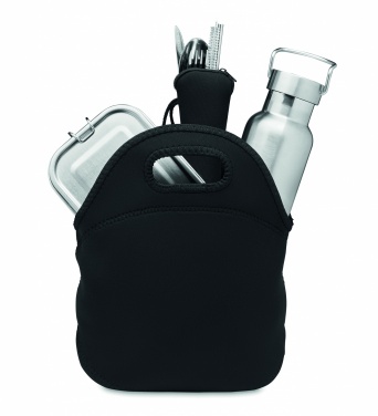 Logotrade promotional product image of: Lunch set in stainless steel