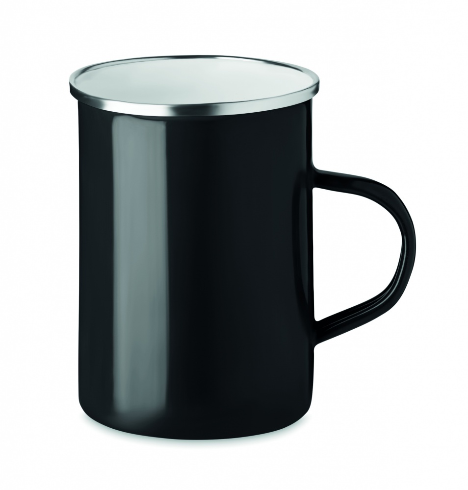 Logotrade promotional giveaway image of: Metal mug with enamel layer