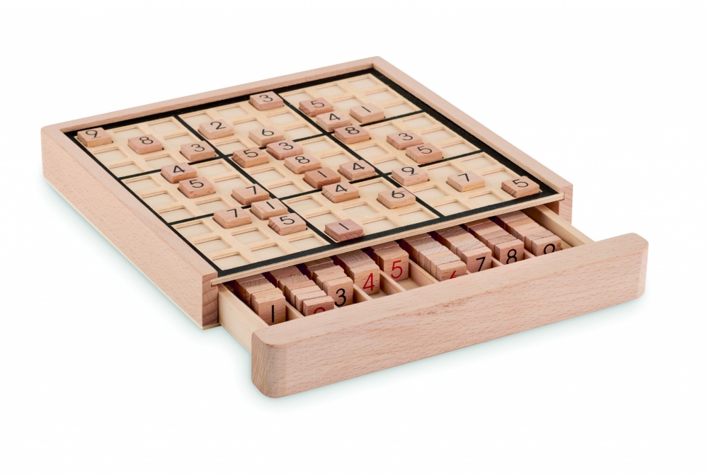 Logotrade advertising product picture of: Wooden sudoku board game