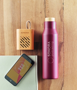 Logotrade promotional gift image of: 3W Bamboo wireless speaker