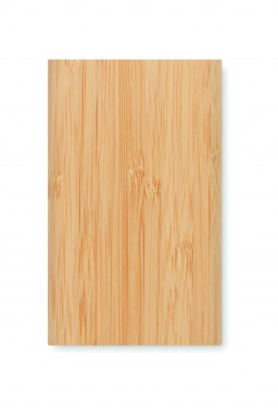 Logotrade promotional item picture of: 4000 mAh Bamboo power bank