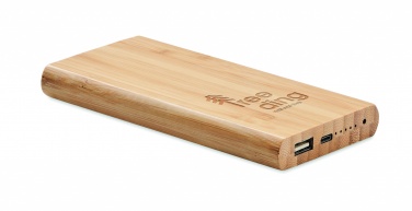 Logotrade business gift image of: 6000 mAh Bamboo power bank