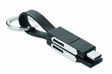 Logo trade business gift photo of: keying with 4 in 1 cable