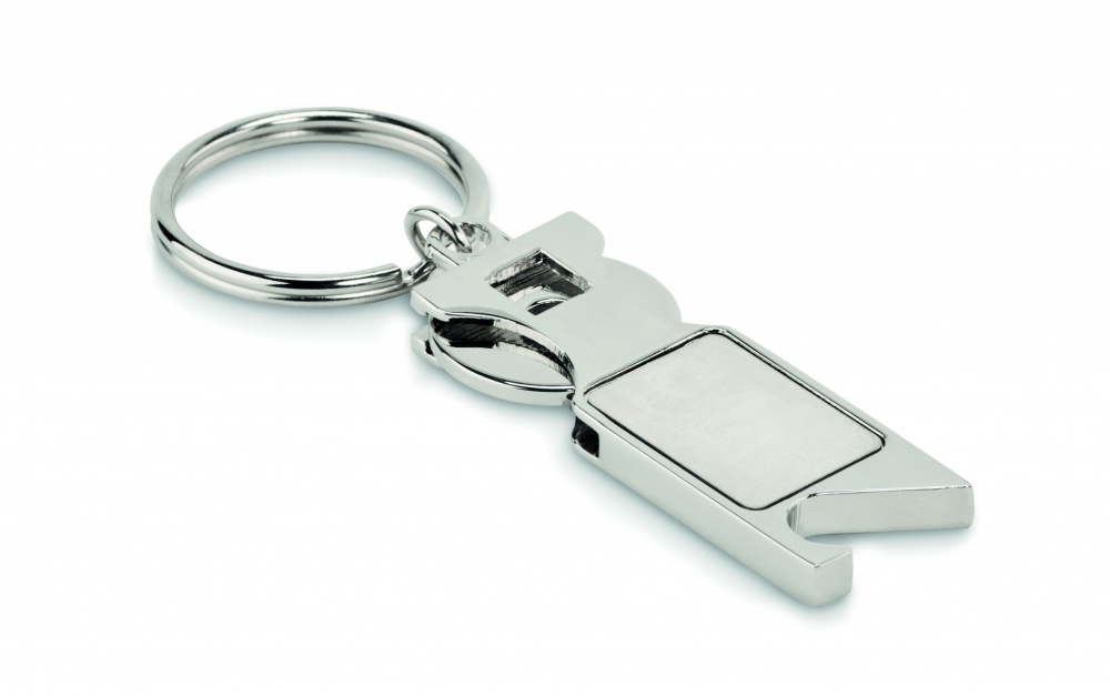 Logo trade promotional items image of: Euro Token key ring Porvoo