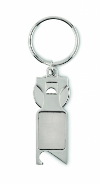Logo trade promotional gifts picture of: Euro Token key ring Porvoo