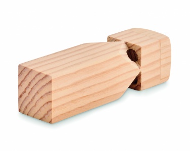 Logo trade business gifts image of: Wooden train whistle