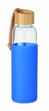 Logo trade promotional giveaway photo of: Glass Bottle 500 ml in pouch