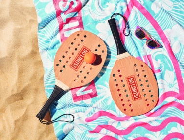 Logo trade promotional products image of: Rosewood beach tennis set