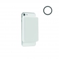 Magnetic wireless charger 15W powerbank 5000 mAh, White