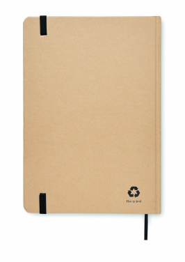 Logo trade advertising products picture of: A5 recycled carton notebook