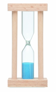 Logo trade promotional products picture of: Wooden sand timer 3 minutes