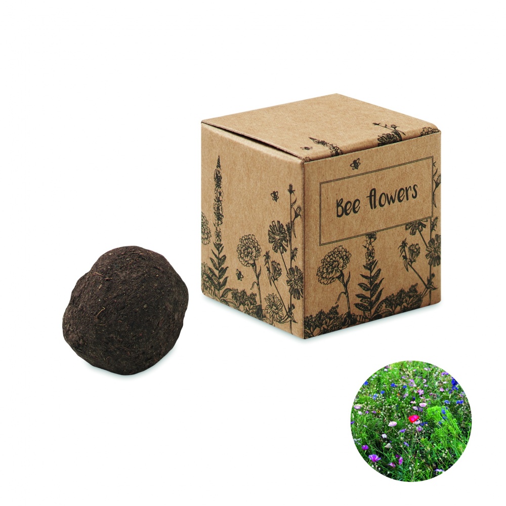 Logotrade business gift image of: Seed bomb with bee flowers