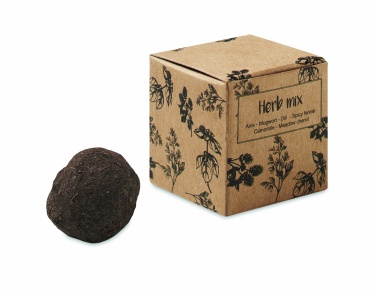 Logotrade promotional merchandise photo of: Herb seed bomb in carton box