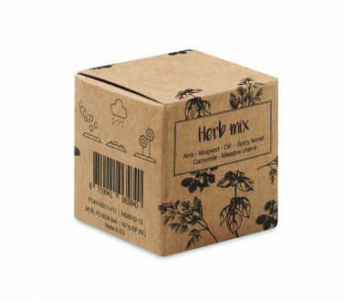 Logo trade advertising products picture of: Herb seed bomb in carton box