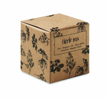 Logotrade promotional gift picture of: Herb seed bomb in carton box