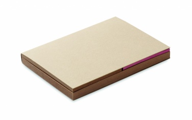 Logo trade advertising products image of: Recycled paper memo set