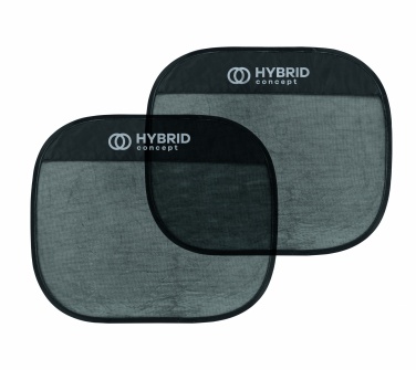 Logo trade promotional gifts image of: Set of 2 car sun shades