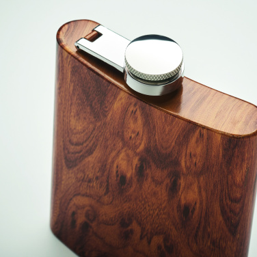 Logotrade promotional product image of: Slim hip flask 190 ml