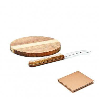 Logotrade promotional merchandise photo of: Acacia cheese board set Dresden